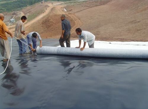 土工膜施工